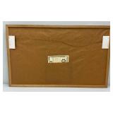 Framed Behind Glass Greg Benson Signed  "Deadwood" Limited Print 268/9500 25" x 41"