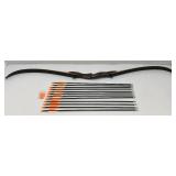 Recurve Bow With One Dozen Arrows In Original Box (New old Stock)