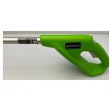 New Bilt Hard Electric Tiller 16" 13.5 Amp & Greenworkers Cordless Trimmer (No Battery Or Charger)