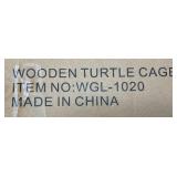 Gegurt Wooden Turtle Cage (NEW IN BOX)