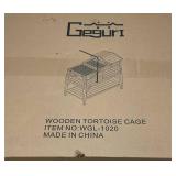Gegurt Wooden Turtle Cage (NEW IN BOX)