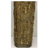 Unique Stone And Wood Pedestal For Plants/Sculptures Or More 11" x 11" x 42"