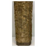 Unique Stone And Wood Pedestal For Plants/Sculptures Or More 11" x 11" x 42"