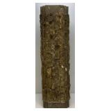 Unique Stone And Wood Pedestal For Plants/Sculptures Or More 11" x 11" x 42"