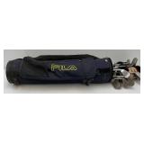 Misc. Pre-Owned Golg Clubs/SPAM Golf Bag Including Taylor Made And More (Need Good Cleaning)