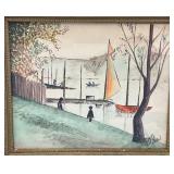 Misc. Framed Paintings, Prints And More Most 18" x 21 1/2"