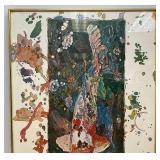 Misc. large Framed Painting And Prints (Biggest 25" x 40") One Has Cracked Glass