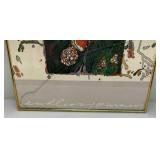 Misc. large Framed Painting And Prints (Biggest 25" x 40") One Has Cracked Glass