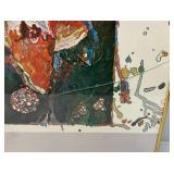 Misc. large Framed Painting And Prints (Biggest 25" x 40") One Has Cracked Glass