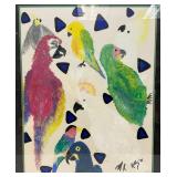 Misc. large Framed Painting And Prints (Biggest 25" x 40") One Has Cracked Glass