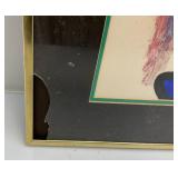 Misc. large Framed Painting And Prints (Biggest 25" x 40") One Has Cracked Glass