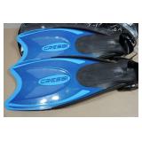 Cressi Adult Rondine Palau Fin Snorkel Set - Fin Size M/L