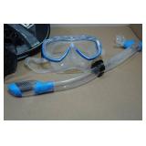 Cressi Adult Rondine Palau Fin Snorkel Set - Fin Size M/L