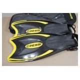 Cressi Adult Rondine Palau Fin Snorkel Set - Fin Size S/M