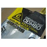 Cressi Pano 3 Adult Snorkel Combo