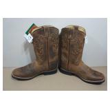 Smoky Mountain Western Leather Boots - Youth Size 6