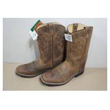 Smoky Mountain Western Leather Boots - Youth Size 6