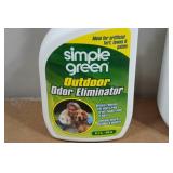Simple Green Outdoor Odor Eliminator 32oz Spray Bottle with Gallon Refill