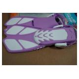 Cressi Blulove Kids Snorkel Set - Fin Size L/XL