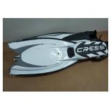 Cressi Frog Plus Adult Open Heel Scuba Diving Fins - M/L