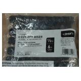 *9* 6-Packs Cut-Off Riser - 6"x1/2"