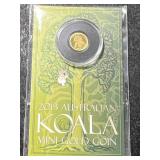 2013 AUSTRALIAN KOALA HALF GRAM .9999 FINE GOLD