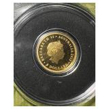 2013 AUSTRALIAN KOALA HALF GRAM .9999 FINE GOLD