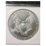 1994 AMERICAN SILVER EAGLE NGC MS69