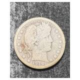 1914 US BARBER QUARTER