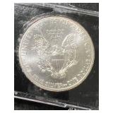 2013 AMERICAN SILVER EAGLE 1 TROY OZ .999 FINE SILVER IN CASE