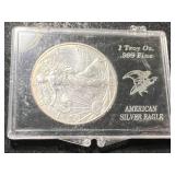 2020 AMERICAN SILVER EAGLE 1 TROY OZ .999 FINE SILVER IN CASE