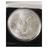 2018 AMERICAN SILVER EAGLE 1 TROY OZ .999 FINE SILVER IN BOX