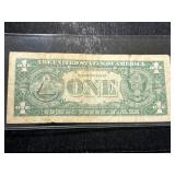 1957 US BLUE SEAL $1 SILVER CERTIFICATE