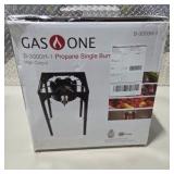 Gas One B-3000H-1 Propane Single Burner High Output Outdoor Cooker w Regulator Hose Boxed
