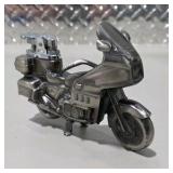 Honda Gold Wing Touring Motorcycle Table Lighter Silver Tone Collectible