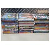 Large Kids DVD Lot Shrek Cat in the Hat Alvin Chipmunks Robot Chicken More