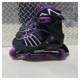 Bobicom Inline Skates - Black & Purple Roller Blades Men