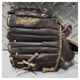 Rawlings Youth Baseball Glove - Brown Leather - 10 Inch