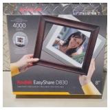 Kodak EasyShare D830 Digital Photo Frame - 8 Inch - New Open Box