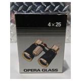 Binolux 4x25 Opera Glasses with Case - #163 Binoculars