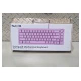 Compact Mechanical Keyboard - Pink - In Box