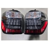 OEM Toyota Tail Light Pair LH RH Rear Lamp Assemblies Clear Smoked Red Japan 12V