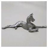 Signed L.M. Peterson Dog Sculpture Lot 3 Pc Numbered Art Figures Great Dane