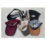 Lot of 4 Snapback Hats and 2 Visor - Adidas, Ariat, Mizzou, Yellowstone, and More