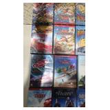 Lot of 18 DVD & Blu-ray Movies Cars Star Wars John Wayne League