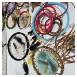 Dreamcatcher Craft Decor Lot Large Small Feather Beaded Wall Hangings Native Style Assorted