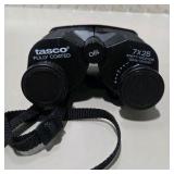 Tasco 7x25 Binoculars with Case and Cloth