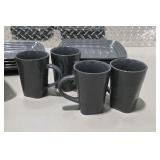 Gray Dishware Lot - Plates, Bowls and Mugs