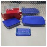 Pyrex Bakeware Lot with Storage Lids - New Open Box