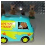 Vintage Style Scooby Doo Lot Mystery Machine, Scooby, Scrappy Wind-Up Toy, Car Figures 8pcs
